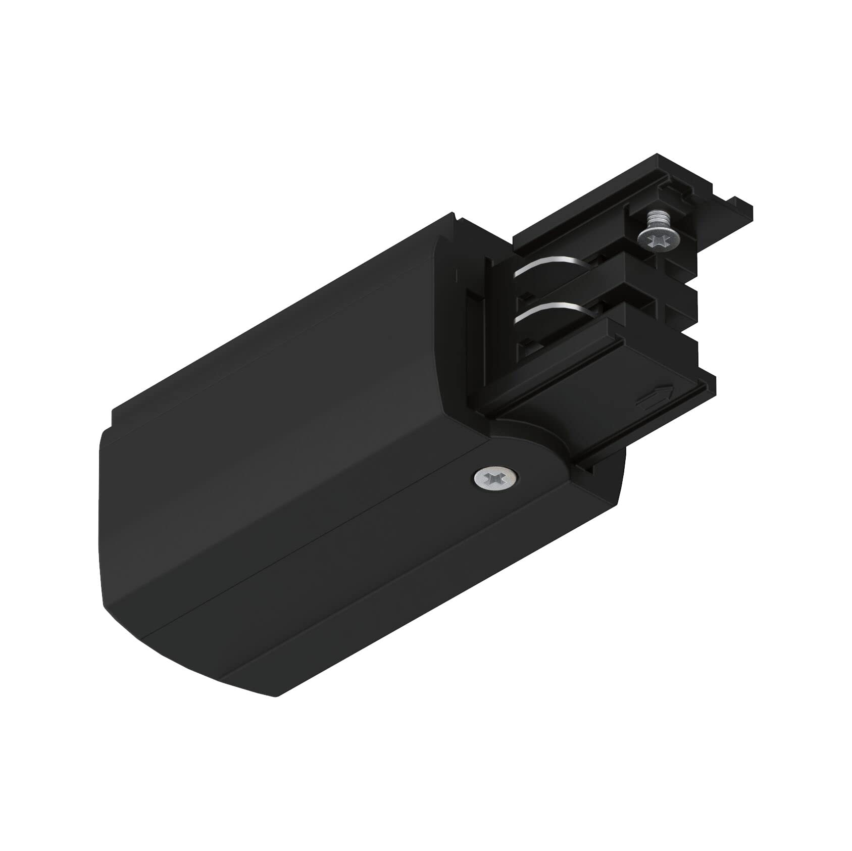 Paulmann ProRail3 91362 Rail System Feed End Right 99.5 x 35 mm Max. 3.680 W Black Rail Systems Ceiling Rail Metal, Plastic