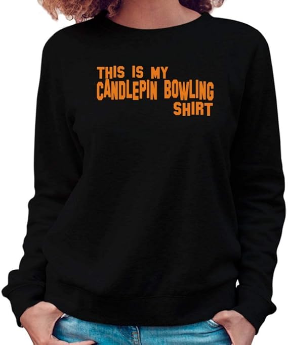 Idakoos This is My Candlepin Bowling Shirt Women Sweatshirt Amazon.ca