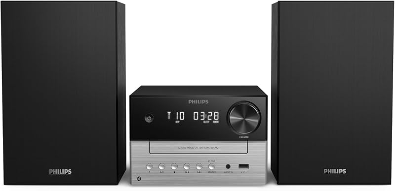 TAM3505M2 Hi FI Microchaîne, Bluetooth, Lecteur CD, USB, Radio FM et Dab Auracast, 85% matières recyclées après consommation — photo 2 sur 5