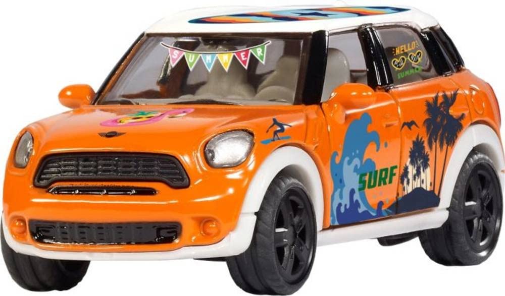 siku 6507, Style my siku, MINI Countryman Summer, Toy car, Metal/plastic, Orange, Incl. sticker sheet for individual design, Doors openable