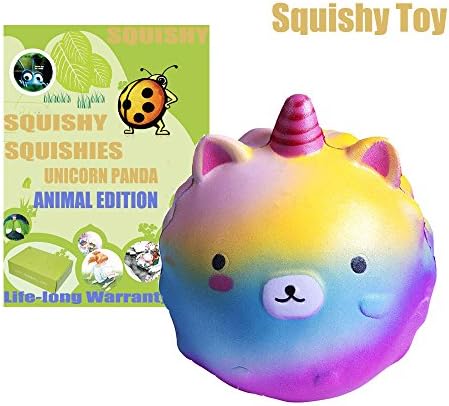 CETIM Jumbo Slow Rising Squishies Colorful Unicorn Panda Kawaii Scented Stress Relief Toy, Perfect for Easter Stuffer (Unicorn Panda)