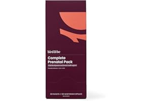 Complete Prenatal Pack – Prenatal Vitamins with Iron, Methylated Folate, DHA (Omega-3), Choline, Iodine and Essential Nutrien