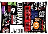 Broadway Musical Collage Custom Twin Sides Pillow Case 20*30 Inch