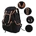 Hynes Eagle Multi Pockets Canvas Backpack School Travel Rucksack 25 Liter