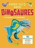Paper toys animés dinosaures à détacher et à construire by 