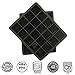 Arctic Chill Small 1.5 Inch Ice Cube Tray with Lids for Freezer, New & Improved 2020, Stackable, Great for Cocktails & Whiskey, Set of Two Makes 40 Total