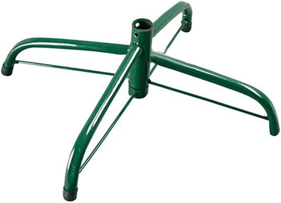 Tree Stands - haixclvyE Green Christmas Tree Iron Tripod Base Bracket Iron Frame Accessories Metal Pole Holder 30-50cm Artificial Christmas Tree Stand Base Party Decoration