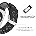 Case and Band Compatible for Watch Series 1/2/3 42mm, Silicone Strap with Ventilation Holes and Shock Resistant Bumper Cover Replacement for Watch Series 1/2/3