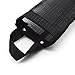 Plastic Sack Holder Dispenser ShineMe® Hanging Storage Folding Mesh Garbage Bag Trash Bags Organizer Recycling Grocery Pocket Containers for Kitchen (Black) (1pack)