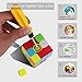 Roxenda Speed Cube Bundle, Magic Cube Set of 2x2x2 3x3x3 4x4x4 5x5x5 Stickerless Speed Puzzle Cube with Gift Box, Secret Tutorial for Speed Cubes