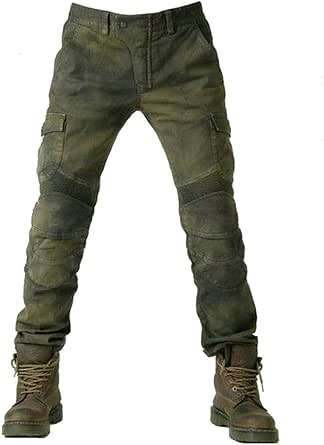Motocicleta Denim Jeans para hombres Slim Fit con bolsillos Moto Rider  Stretch pantalones de conducción Armour con cremalleras Knight Motocross  Rise pantalones de carreras con proteger almohadillas para orejas :  Automotriz - Amazon.com
