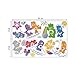 decalmile Care Bears Wall Stickers Baby Nursery Wall Decals Girls&Boys Bedroom Kids Room Wall Decor