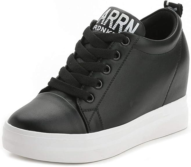 Spring Autumn Women Hidden Heels Increased Internal Lace