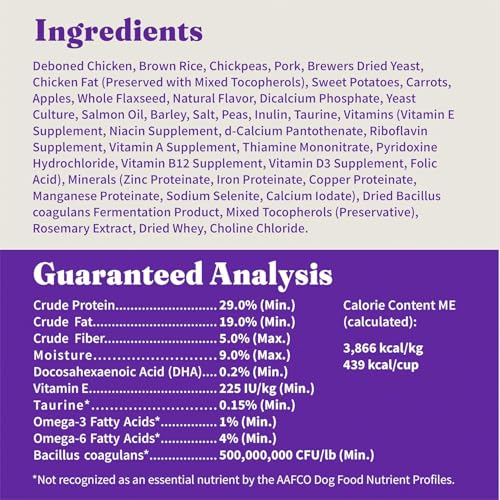 HALO HOLISTIC PUPPY FOOD, CAGE FREE CHICKEN & BROWN RICE RECIPE, HEALTHY GRAINS DRY DOG FOOD, COMPLETE DIGESTIVE HEALTH, 3.5 LB BAG