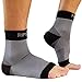 RiptGear Plantar Fasciitis Socks for Women and Men - Ankle Brace with Arch Support - Ankle Compression Sleeve to Reduce Swelling for Foot Pain Relief - (Large) (Black)