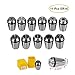 ER16 Collet Chuck Set，11 PCS ER-16 Spring Collet Chuck Set 1-10MM for CNC Engraving Machine & Milling Lathe Tool Holder (ER16 /11 PCS)