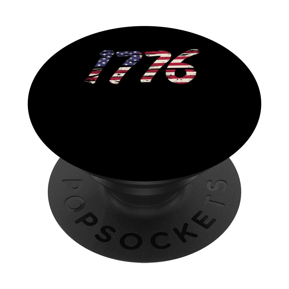 1776 Declaration Of Independence US Flag PopSockets Swappable PopGrip