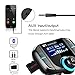 Bluetooth FM Transmitter for Car, DYTesa Wireless In-Car FM Transmitter Radio Adapter Car Kit with AUX Input/Output,1.7 Inch Display,Quick Charge（QC） 3.0 and Smart 2.4A Dual USB Ports, TF Card (BT70)