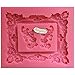 Anyana vintage Picture large baroque mirror picture Frame Photo corner scroll silicone chocolate mold cake Fondant mold for Sugar paste wedding cake decorating tools Non stick easy to use