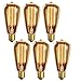 E12 Candelabra Light Bulbs, SooFoo Vintage Chandelier Edison Light Bulbs, 60W, 110-130V, 320 Lumen, Mini Tube Shape Dimmable Decorative Incandescent Bulb (6 Pack)