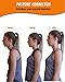 Posture corrector brace for women men-support back relief and upper pain-clavicle shoulder brace comfortable and adjustable-improve discreet design kyphosis thoracic-Size 25-50 inches+Bonus Toner Cord