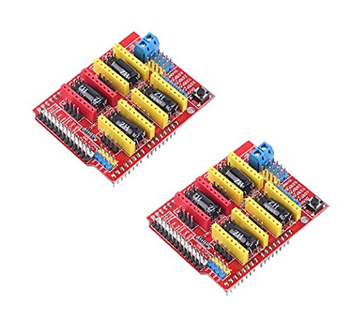 HiLetgo V3 Engraver Shield 3D Printer CNC Expansion Board A4988 Driver Board for Arduino (Pack of 2PCS)