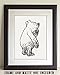Lone Star Art Oh Dear - Winnie the Pooh 11x14 Unframed Nursery Art Print