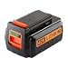 DSANKE Upgraded Replacement 2500mAh 40 Volt MAX Battery for Black and Decker 40V Battery LBX2040 LBXR36 LBXR2036 LST540 LCS1240 LBX1540 LST136W Black+Decker 40-Volt Lithium Battery