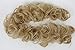 CAISHA Hairpiece Hair Wrap Heat-resistant Synthetic Fibres Curly Messy Updo Bleach Blonde HW1