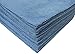 Detailer's Preference Premium Edgeless Microfiber Towels, 350 GSM, Ultra Soft, Lint-Free, Streak-Free, Scratch-Free, Highly Absorbent, for Auto, Home, and Detailing,16x16, 12-Pack, Light Blue