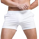 Rexcyril Men's Running Workout Active Shorts Cotton Gym Training Lounge Sleep Bottoms