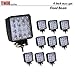 (Pack of 10) TMH 48w Square Shape 60 Degree LED Work Light Flood Lamp Driving Light, Jeep, Off-road, 4wd, 4x4, Utv, Sand Rail, Atv, Suv, Motorbike, Motorcycle, Bike, Dirt Bike, Bus, Trailer, Truck primary