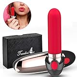 Bullet Vibrator Vagina Stimulator Vibration Massager-10 Modes Mini Silicone Clitoris Massager, Treediride Lipstick Vibrator USB Rechargeable Waterproof G-spot Dildo Vibrator Adult Sex Toys for Women