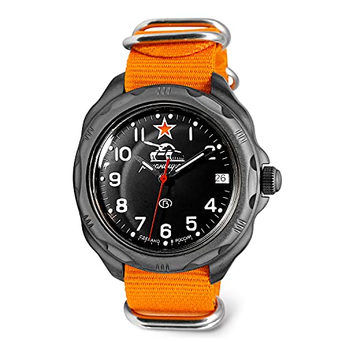 VOSTOK | Men’s Komandirskie Tank Commander Russian Mechanical Military Watch | 306 Series