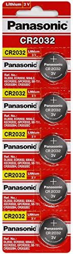 Panasonic CR2032 3 Volt Lithium Coin Battery (50 Batteries)