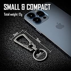 KeyUnity KM04 Titanium Carabiner Keychain