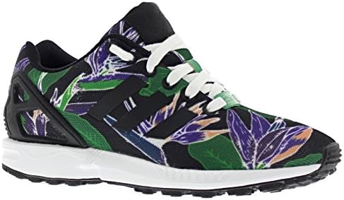 zx flux black floral