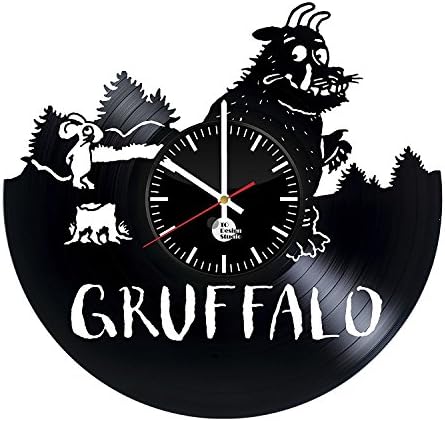 The Gruffalo Story Vinyl Record Wall Clock - Decorate your space with Modern Art Ideas - Best birthday unique gifts for girlfriend and boyfriend