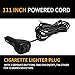 TSIALEE Led Traffic Advisor Strobe Light Bar, 24IN COB LED Warning Lights, 13 Modes Safety Flashing Police Light Bars with Cigar Lighter for Emergency Vehicles Trucks