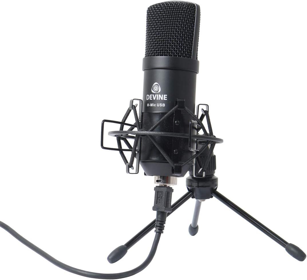 Devine MMic USB BK Condenser Microphone Black Amazon.co.uk Musical