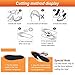 TOULLGO Heated Insoles, USB Insoles, Thermal Soles, Winter Foot Warmers, Heated Insoles That Molds to Your Foot, USB Rechargeable Heated Insole, Size 40/44
