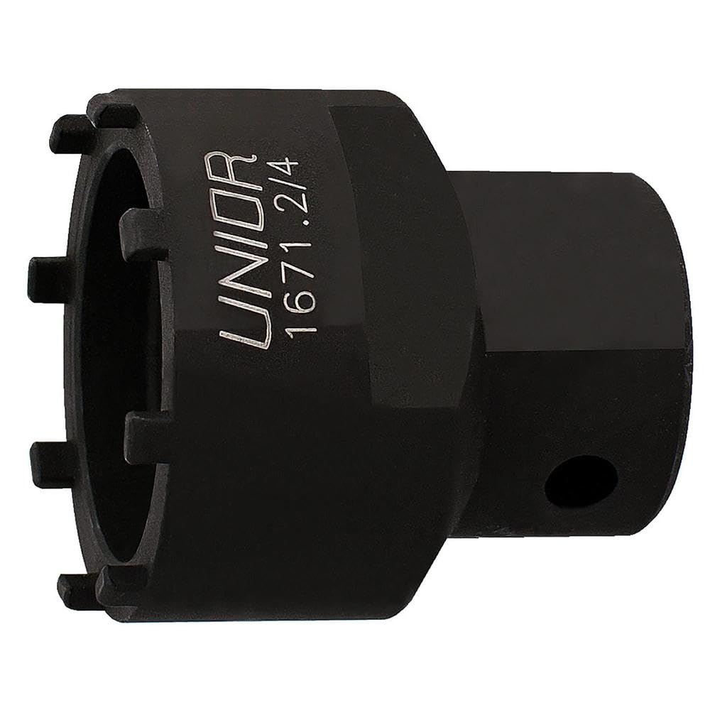 Unior Men's Cartridge 1671.2/4 Bottom Bracket Tool, Metallic Grey, 8T UK