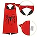 amasky Superhero Costume, Dress up Costumes Set of Superhero Satin Capes with Felt Masks for Kids ((4 in Pack))