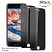 Bestfy 2 PACK iPhone 7/ 8 Privacy-Protective Screen Protector, Anti-Spy Anti-Glare Tempered Glass Screen Protector for iPhone 7/ 8 [Anti-Scratch] [Easy Install] (Black)