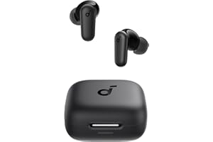 Soundcore P30i by Anker Noise Cancelling Earbuds, Strong and Smart Noise Cancelling, Powerful Bass, 45H Playtime, 2-in-1 Case and Phone Stand, IP54, Wireless Earbuds, Bluetooth 5.4 (Black)