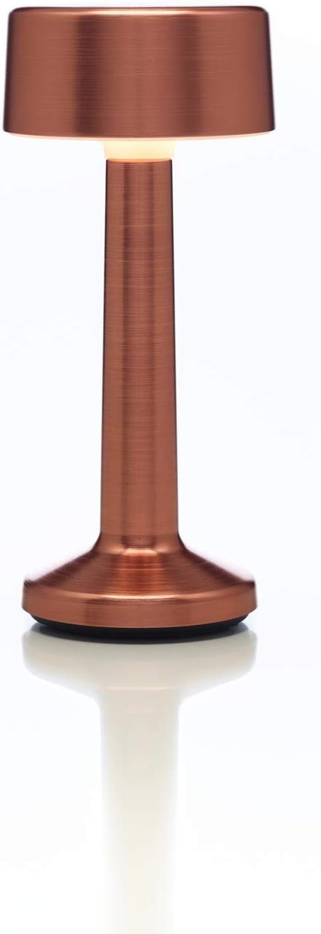 Imagilights Moments Rosé Gold Metal Cylinder LED Wireless Table lamp