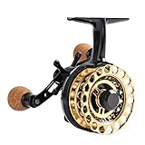 Fiblink Inline Ice Fishing Reel Right/Left Handed Fishing Raft Wheel Ice Reels