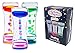 SD Motion - Floating Liquid Motion Bubbler Timer - Pack of 3 || Novelty & Fun Fidget Toy || Calm & Relaxing Desk Toy || Suitable for Anxiety, Autism Sensory Toys, ADHD Play