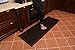 Amcomfy Anti Fatigue Kitchen Mat Cushioned Non Slip Comfort Floor Mats, Standing Mats for Home Kitchen Sink Office Standing Desk Standup Desk Riser Laundry (Dark Brown, 24