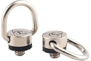 Danger Buddies Camera Carabiner Clip D-Ring - Easily Attach a Carabiner to your Camera with this 1/4-20 Tripod Mount D-Ring (